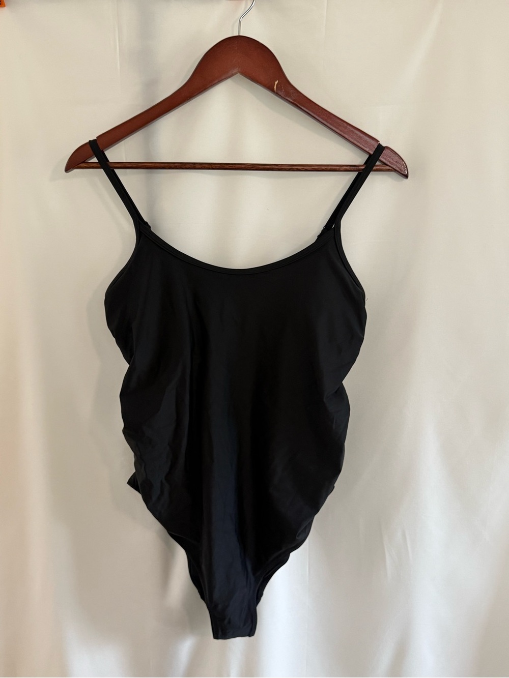 H&M Black Slim-Strap One-Piece Swimsuit